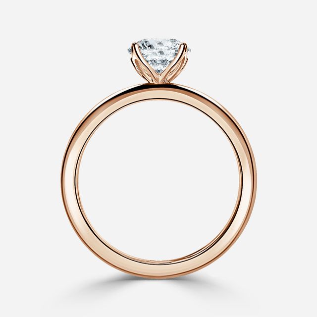 Amari Rose Gold Solitaire Engagement Ring