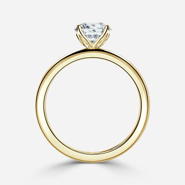 Amari Yellow Gold Solitaire Engagement Ring