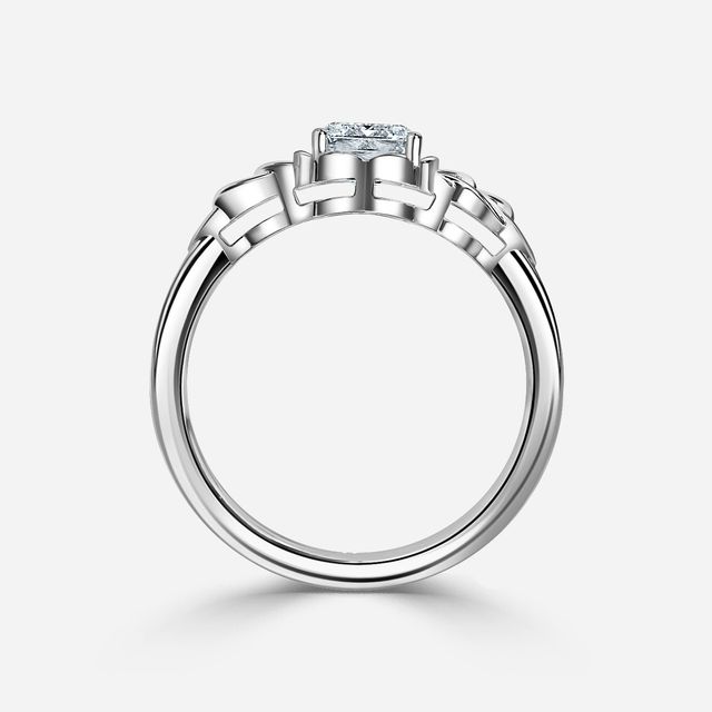 Erendil Platinum Celtic Engagement Ring