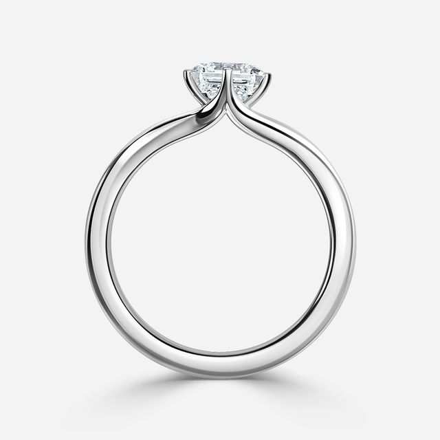Viana White Gold Solitaire Engagement Ring
