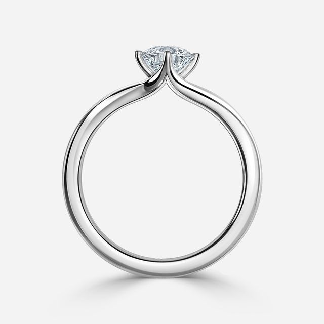 Viana White Gold Solitaire Engagement Ring