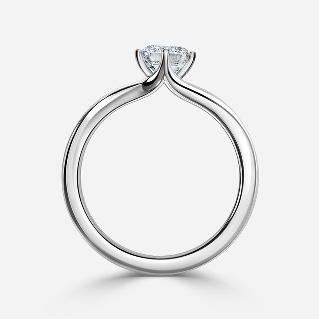 Viana White Gold Solitaire Engagement Ring