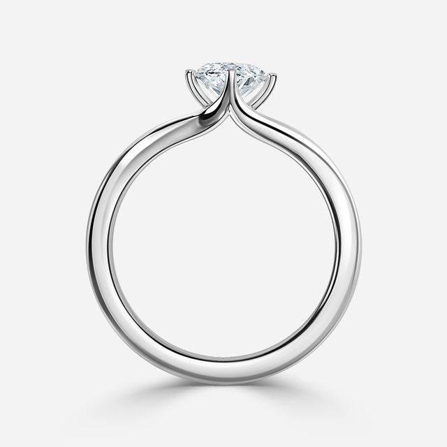 Viana White Gold Solitaire Engagement Ring