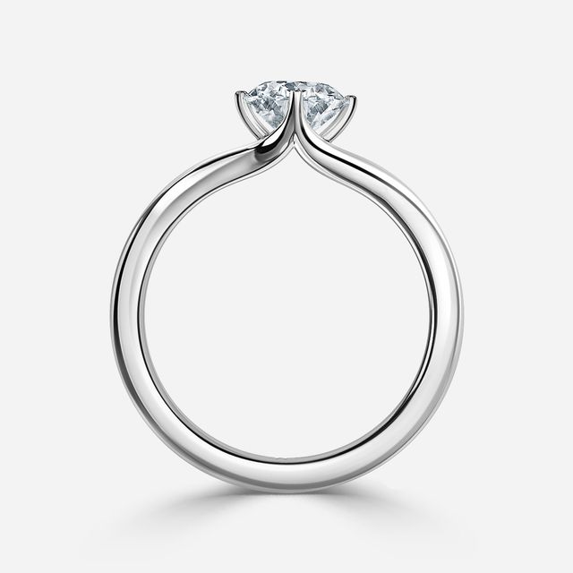 Viana White Gold Solitaire Engagement Ring