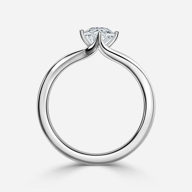 Viana White Gold Solitaire Engagement Ring