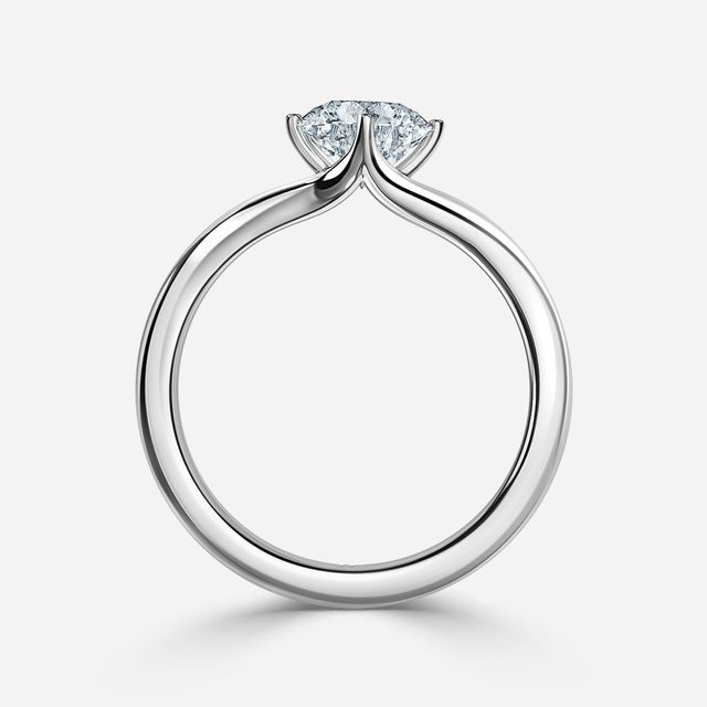 Viana White Gold Solitaire Engagement Ring