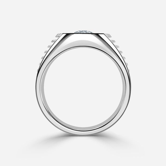 Edward Platinum Men's Engagement Ring