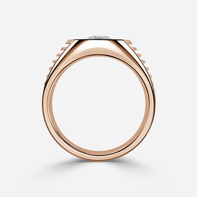 Edward Rose Gold Men's Engagement Ring