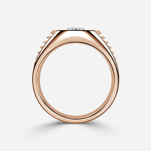 Edward Rose Gold Men's Engagement Ring
