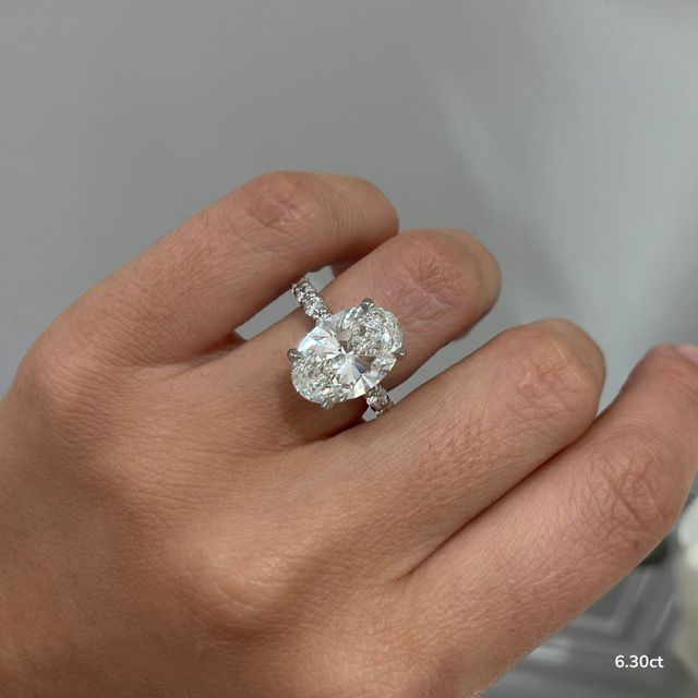 Regent Platinum Hidden Halo Engagement Ring