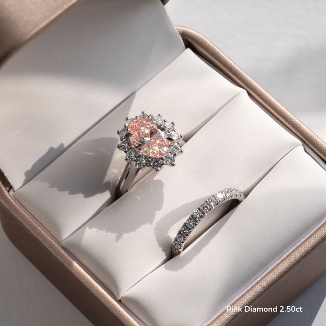 Windermere Platinum Cluster Engagement Ring