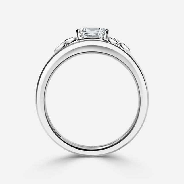 Kaliani White Gold Celtic Engagement Ring