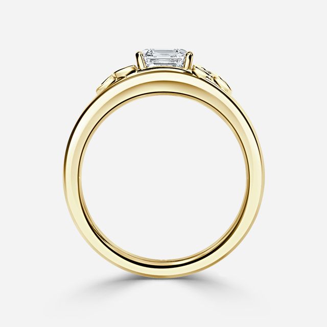 Kaliani Yellow Gold Celtic Engagement Ring