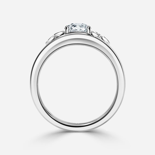 Kaliani White Gold Celtic Engagement Ring