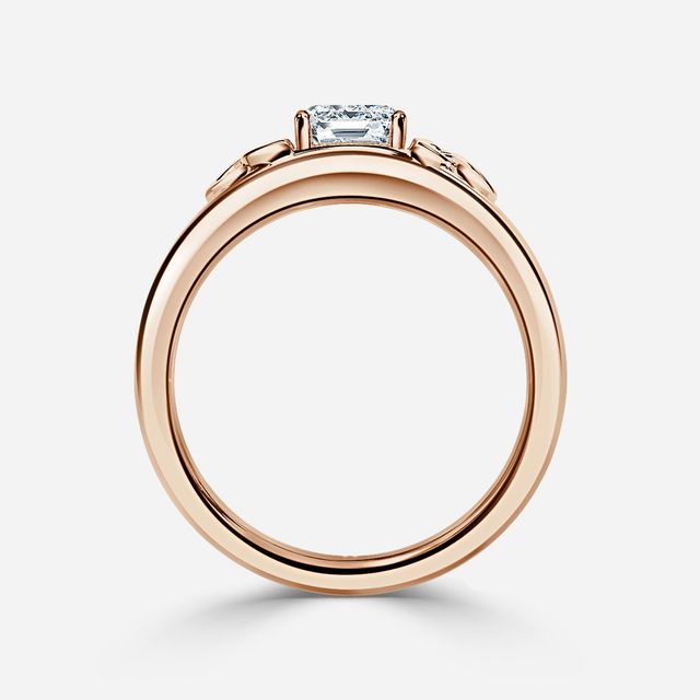 Kaliani Rose Gold Celtic Engagement Ring