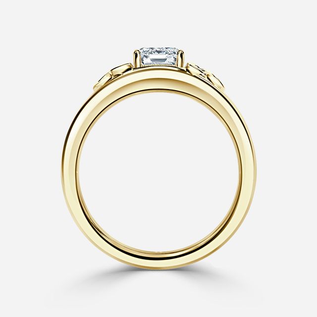 Kaliani Yellow Gold Celtic Engagement Ring