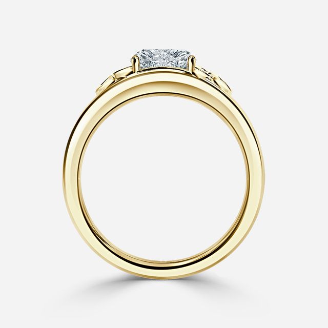Kaliani Yellow Gold Celtic Engagement Ring