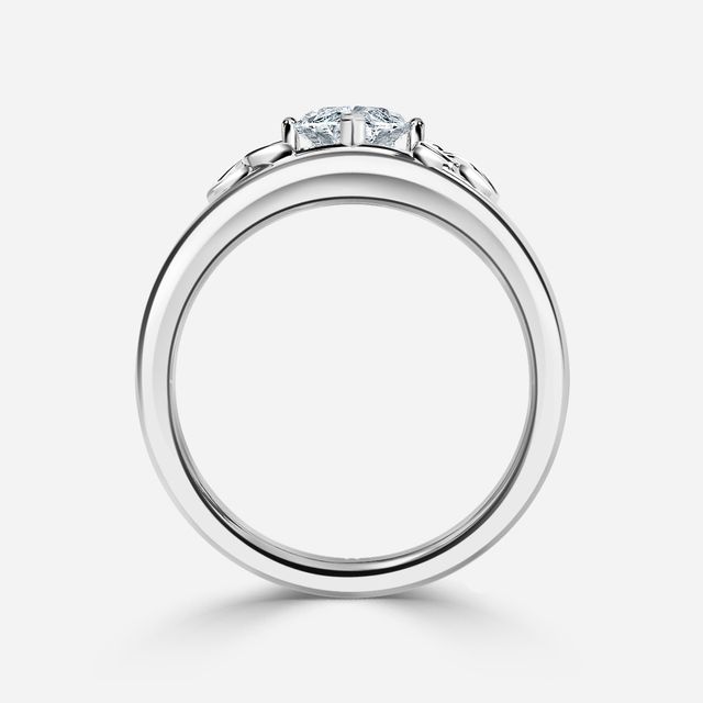Kaliani White Gold Celtic Engagement Ring