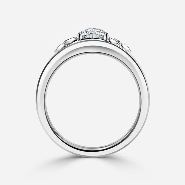 Kaliani Platinum Celtic Engagement Ring