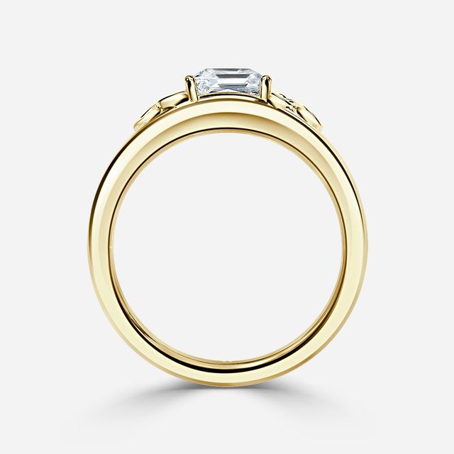 Kaliani Yellow Gold Celtic Engagement Ring