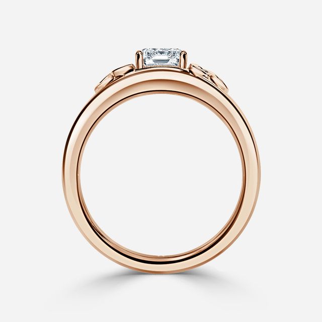 Kaliani Rose Gold Celtic Engagement Ring