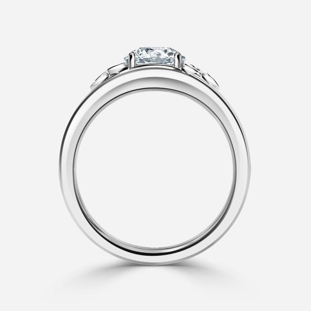 Kaliani White Gold Celtic Engagement Ring