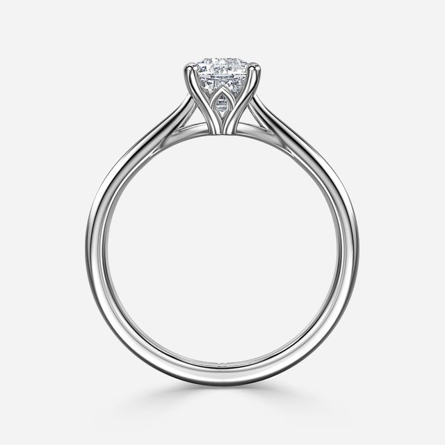 Jessie Tulip White Gold Solitaire Engagement Ring