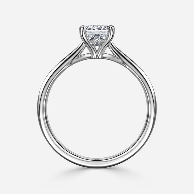 Jessie Tulip White Gold Solitaire Engagement Ring