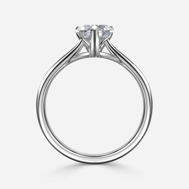 Jessie Tulip White Gold Solitaire Engagement Ring