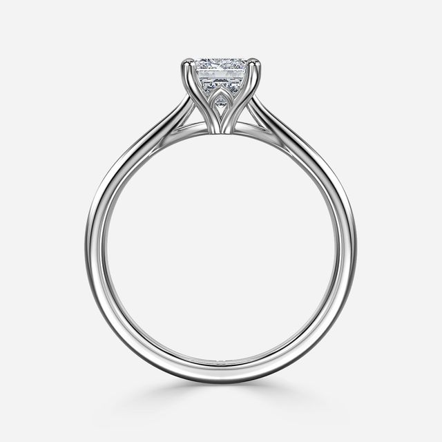 Jessie Tulip Platinum Solitaire Engagement Ring