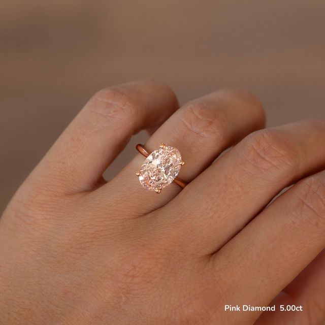 Jessie Tulip Rose Gold Solitaire Engagement Ring