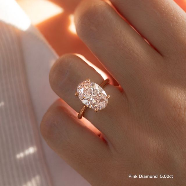 Jessie Tulip Rose Gold Solitaire Engagement Ring