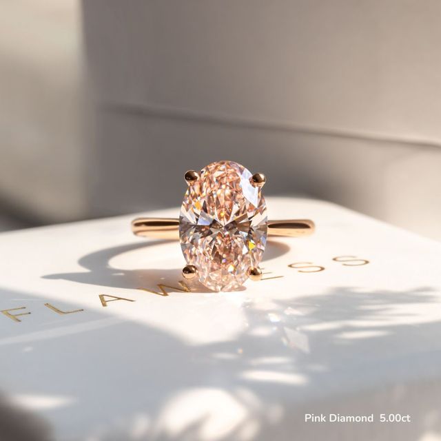 Jessie Tulip Rose Gold Solitaire Engagement Ring