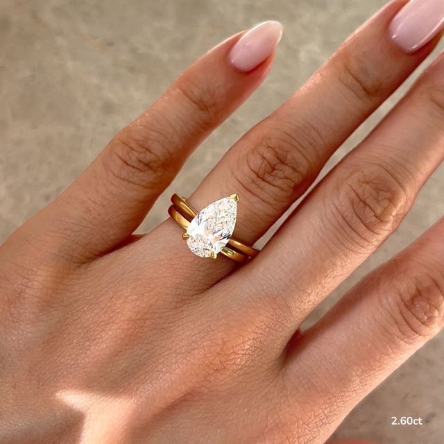 Jessie Tulip Yellow Gold Solitaire Engagement Ring