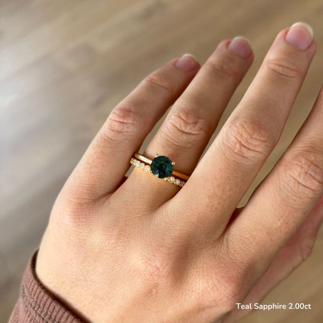 Jessie Tulip Yellow Gold Solitaire Engagement Ring