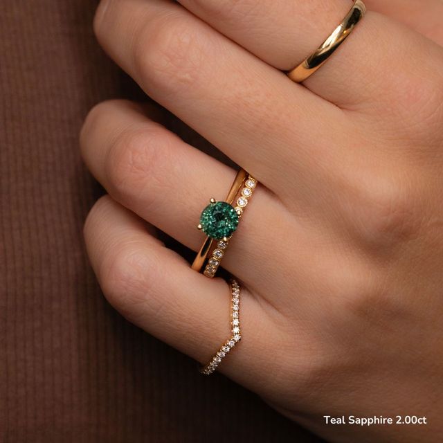 Jessie Tulip Yellow Gold Solitaire Engagement Ring