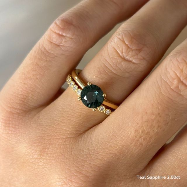 Jessie Tulip Yellow Gold Solitaire Engagement Ring