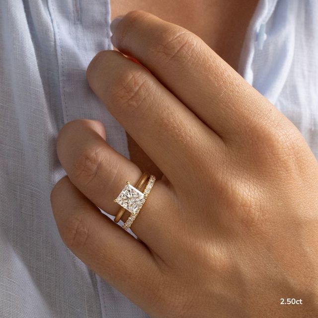 Avery Yellow Gold Solitaire Engagement Ring