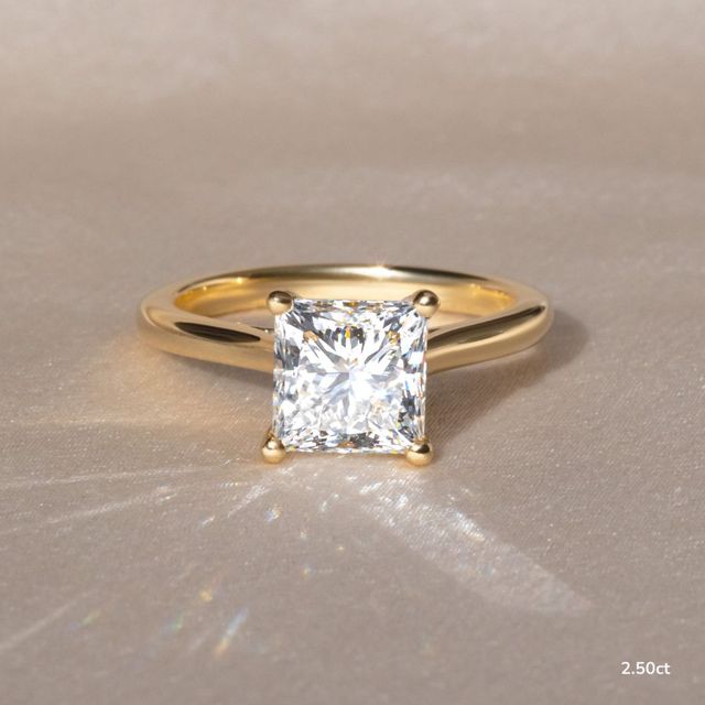 Avery Yellow Gold Solitaire Engagement Ring