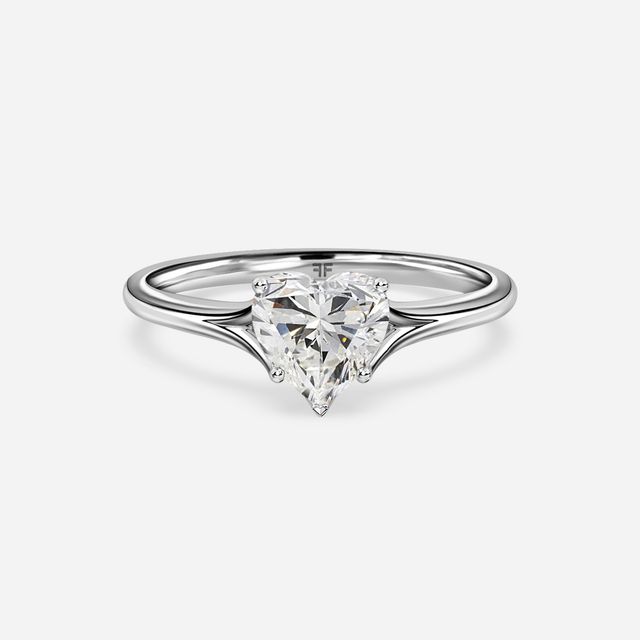 Viana White Gold Solitaire Engagement Ring