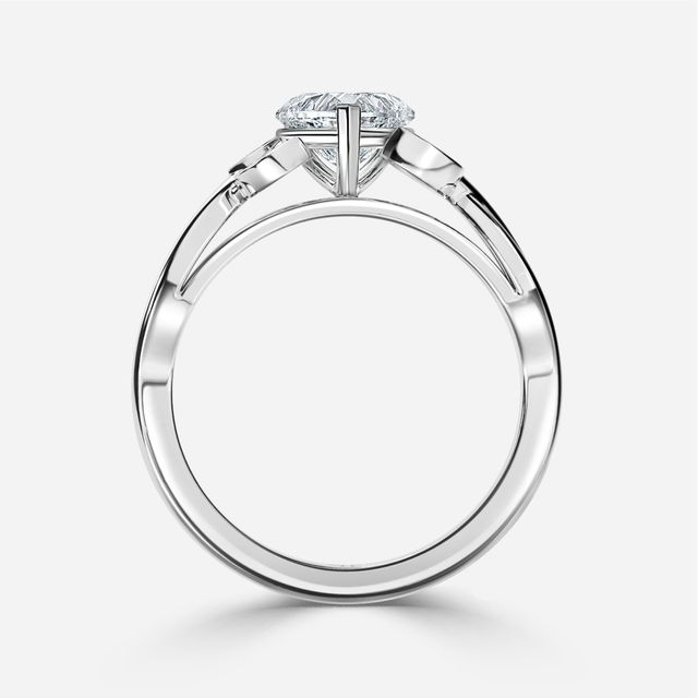 Mo Bandia White Gold Unique Engagement Ring