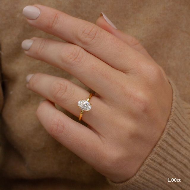 Una Yellow Gold Engagement Ring