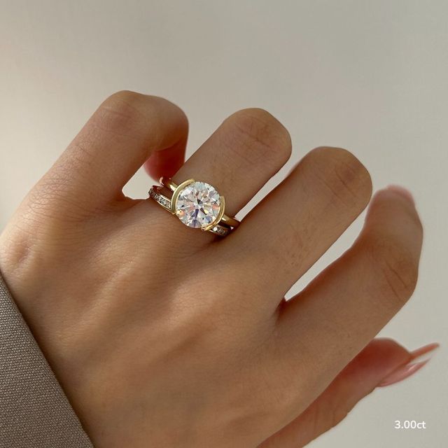 Avian Yellow Gold Solitaire Engagement Ring