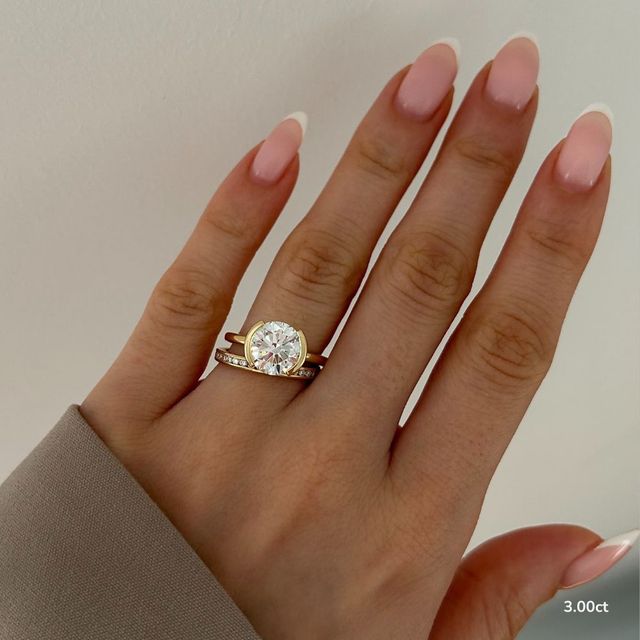 Avian Yellow Gold Solitaire Engagement Ring