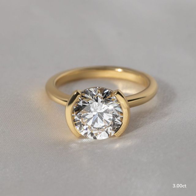 Avian Yellow Gold Solitaire Engagement Ring