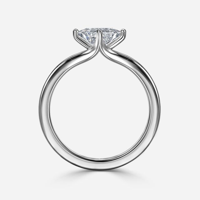 Viana White Gold Solitaire Engagement Ring