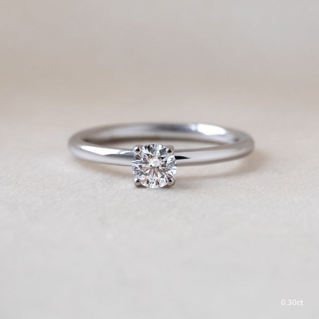 Chelsea Dainty White Gold Engagement Ring