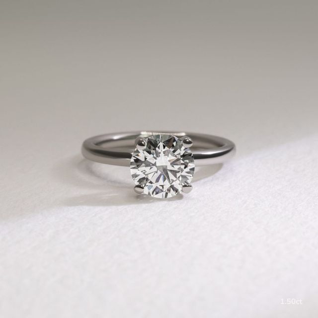 Chelsea Dainty Platinum Engagement Ring