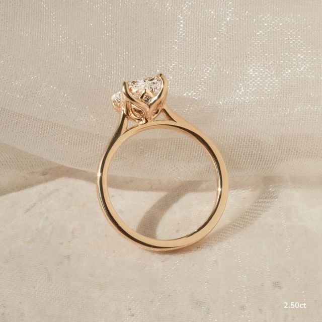 Aerin Dainty Yellow Gold Engagement Ring