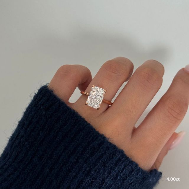 Aerin Dainty Rose Gold Engagement Ring